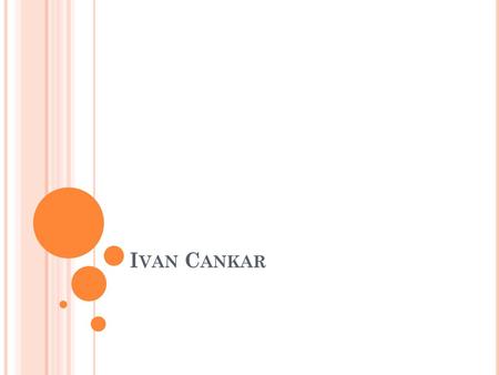 Ivan Cankar.