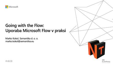 Going with the Flow: Uporaba Microsoft Flow v praksi