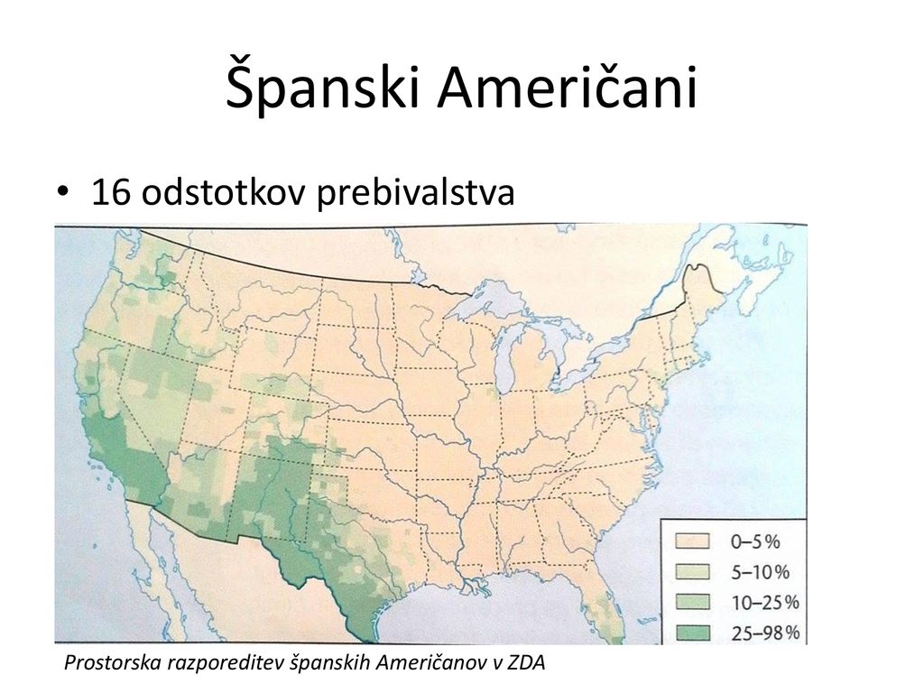 Španski Američani 16 odstotkov prebivalstva
