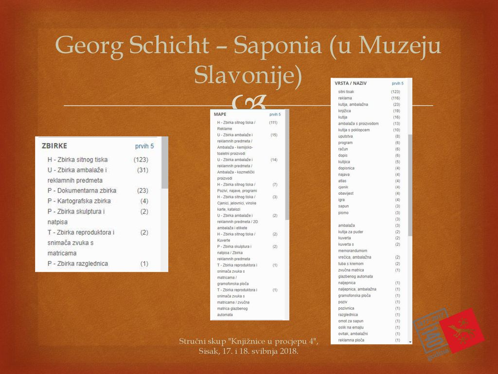 Georg Schicht – Saponia (u Muzeju Slavonije)