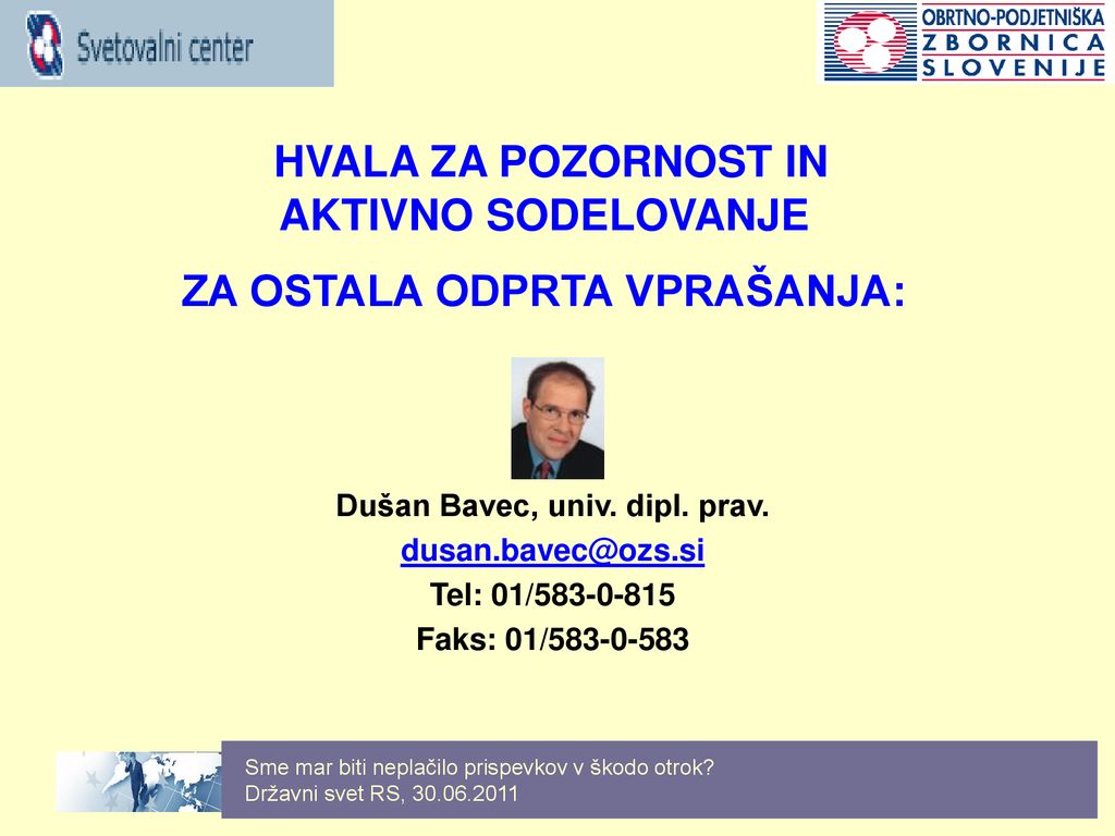 Dušan Bavec, univ. dipl. prav.
