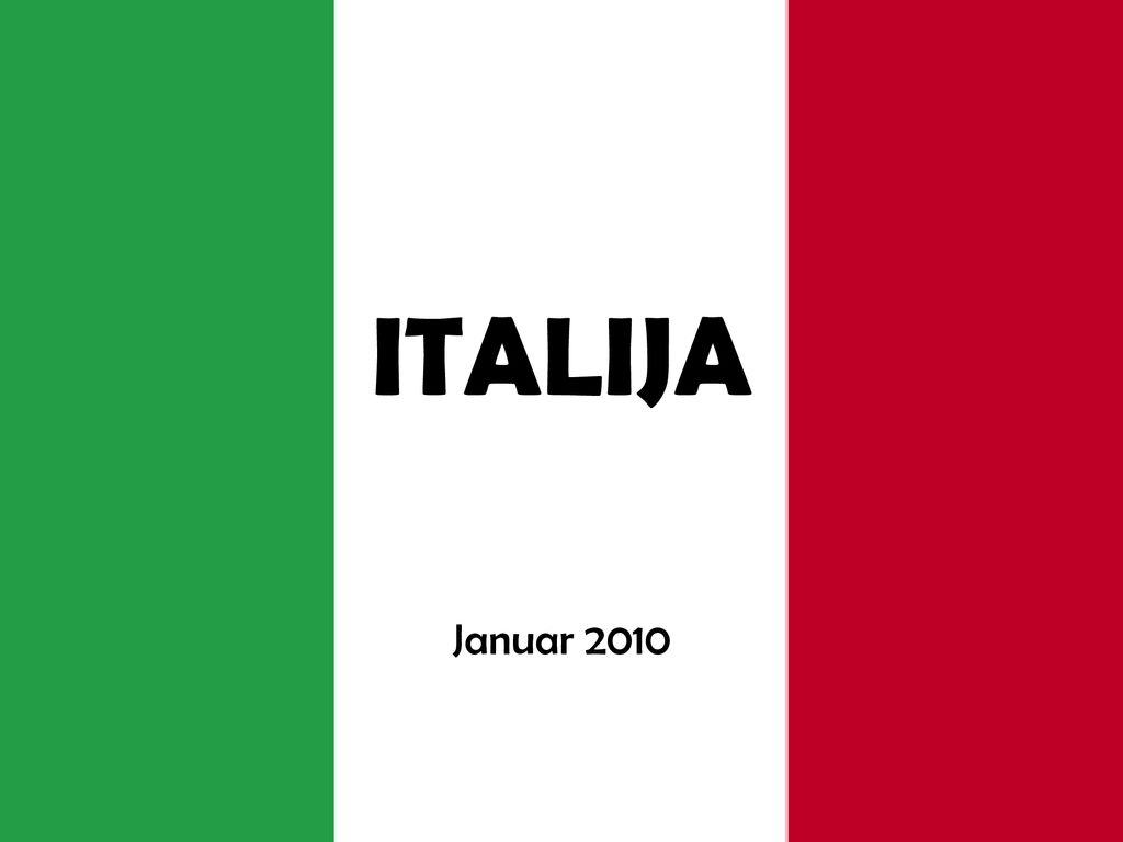 ITALIJA Januar 2010