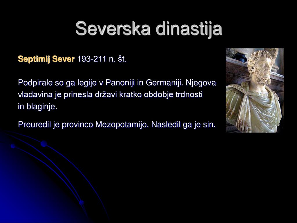 Severska dinastija Septimij Sever n. št.
