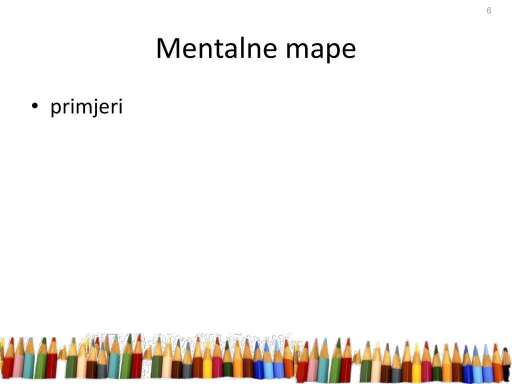 Mentalne mape primjeri