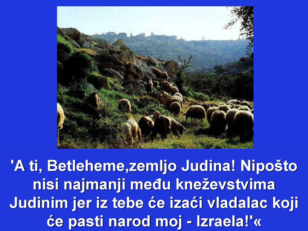 A ti, Betleheme,zemljo Judina