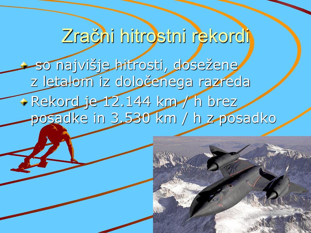 Zračni hitrostni rekordi