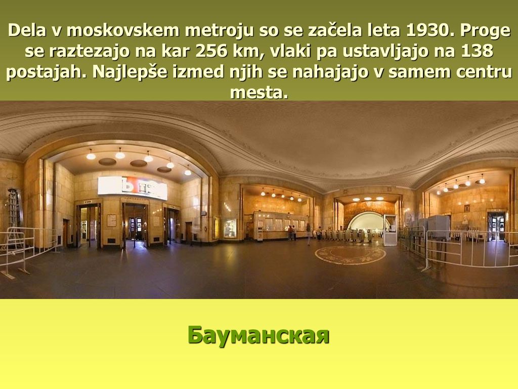 Dela v moskovskem metroju so se začela leta 1930