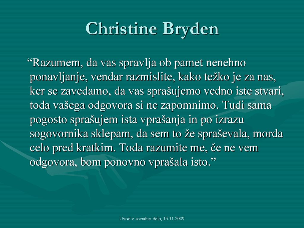 Christine Bryden