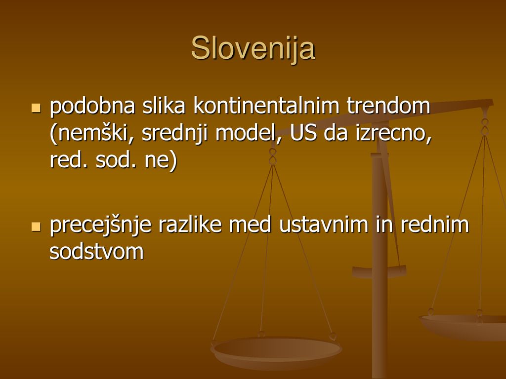 Slovenija podobna slika kontinentalnim trendom (nemški, srednji model, US da izrecno, red. sod. ne)