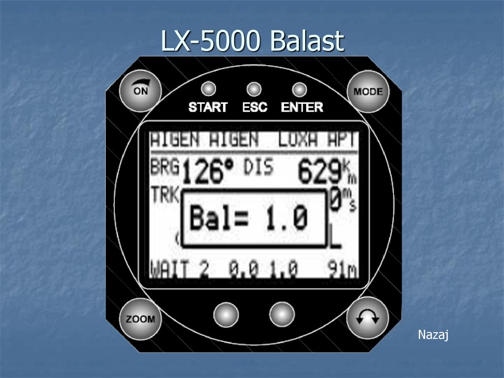 LX-5000 Balast Nazaj