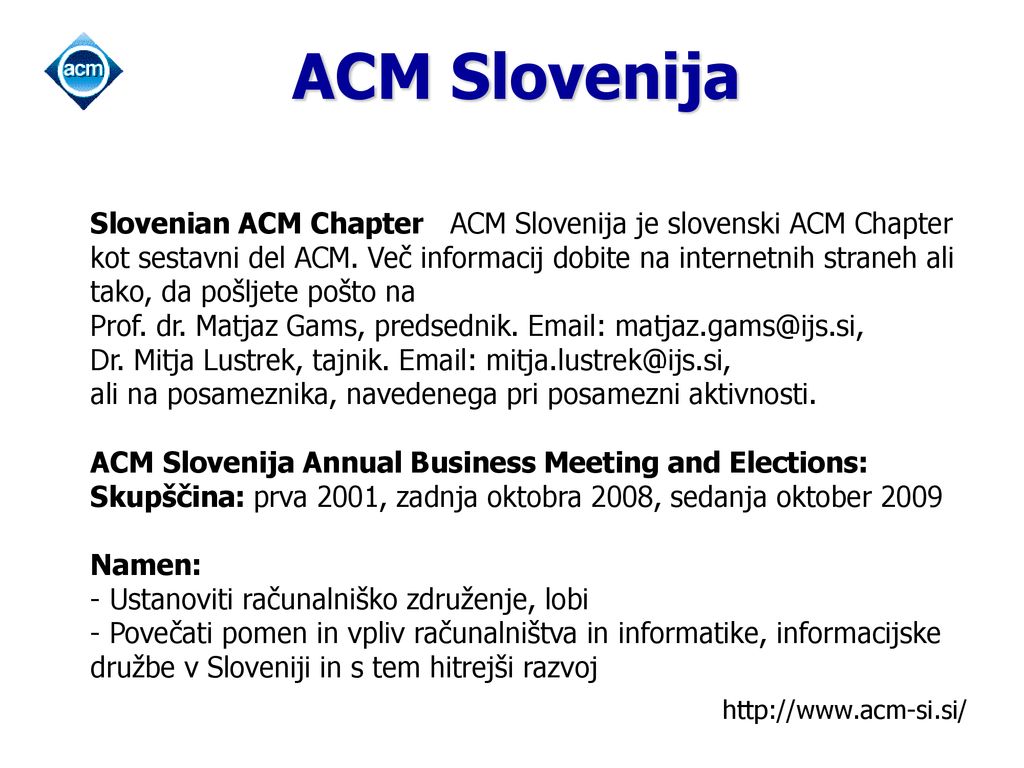 ACM Slovenija