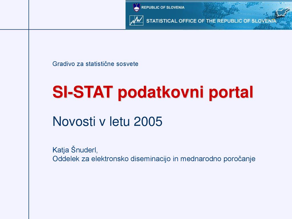 SI-STAT podatkovni portal
