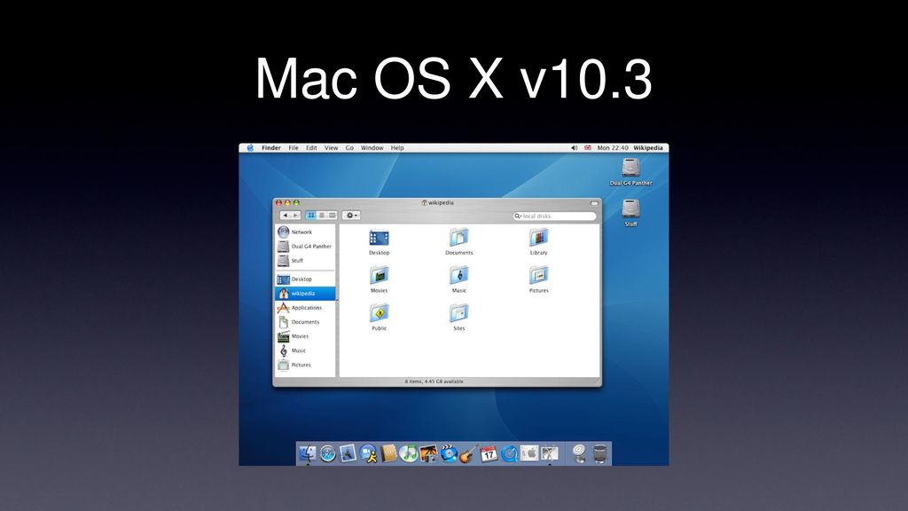 Mac OS X v10.3