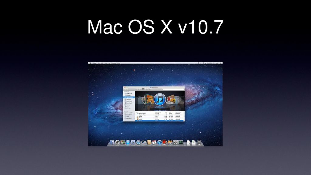 Mac OS X v10.7