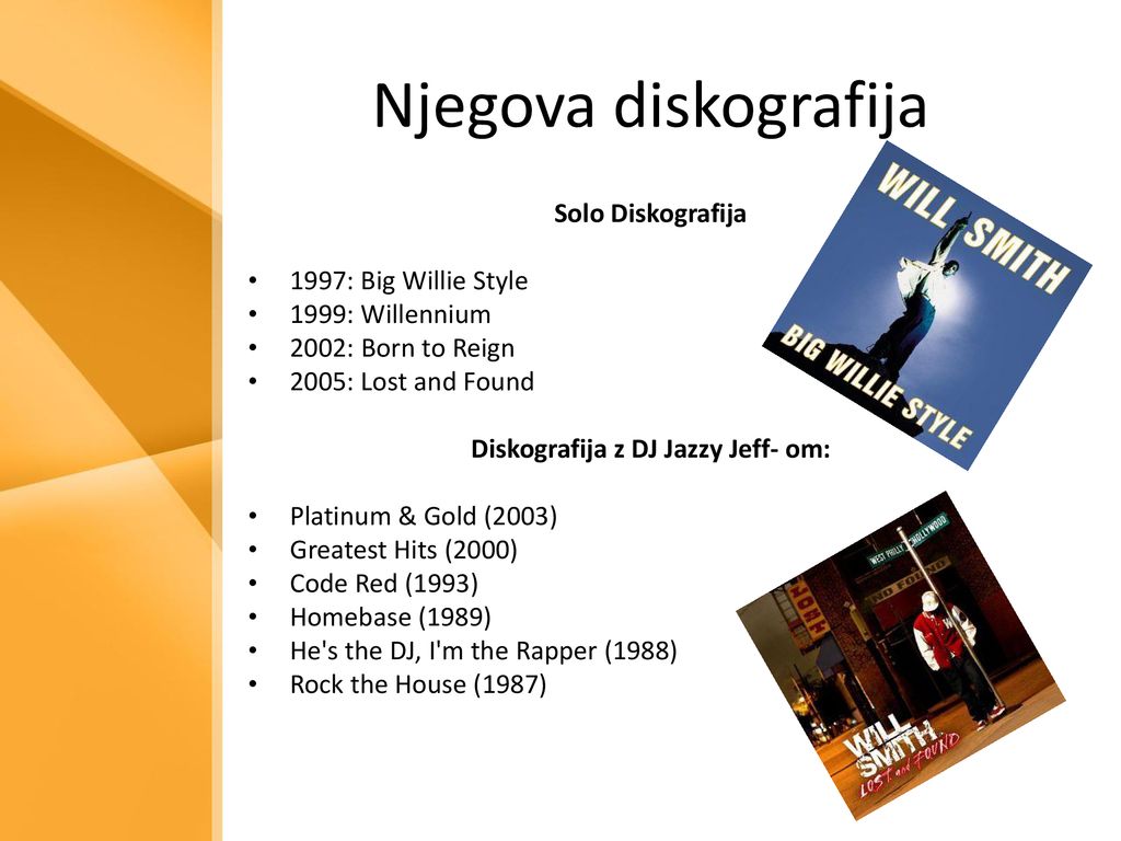 Diskografija z DJ Jazzy Jeff- om: