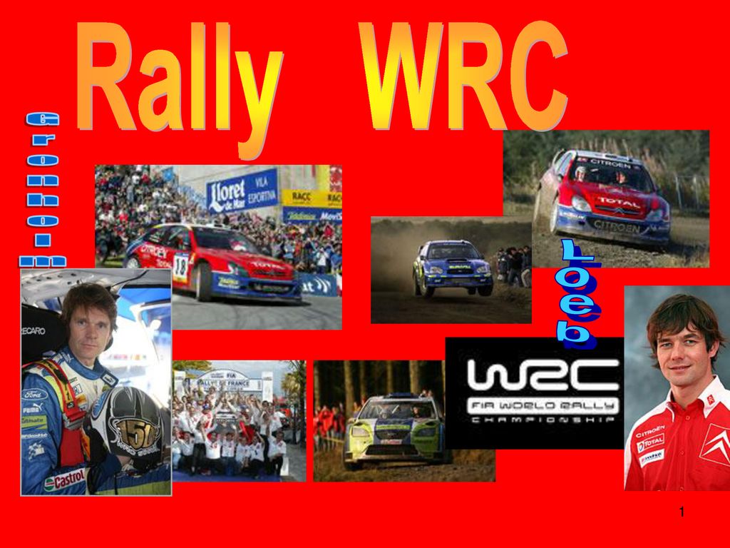 Rally WRC Gronholm Loeb