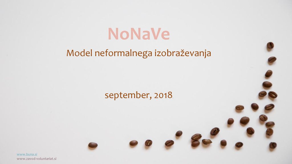 Model neformalnega izobraževanja september, 2018