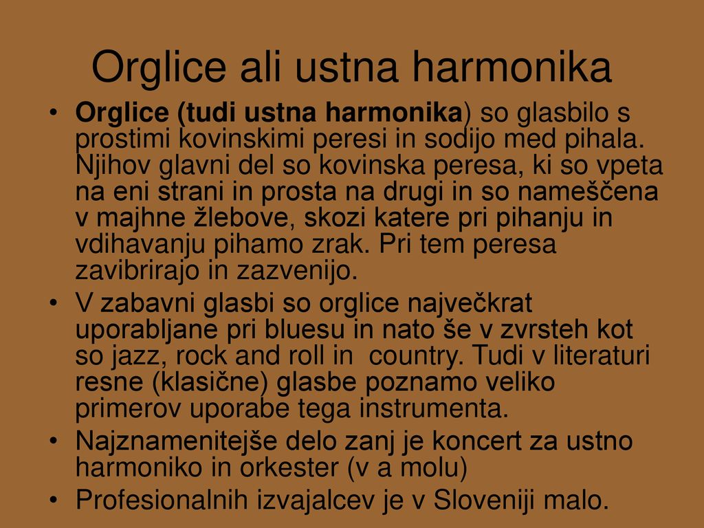 Orglice ali ustna harmonika