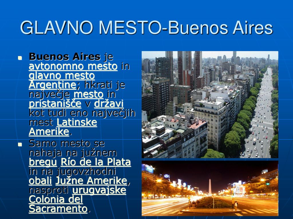 GLAVNO MESTO-Buenos Aires