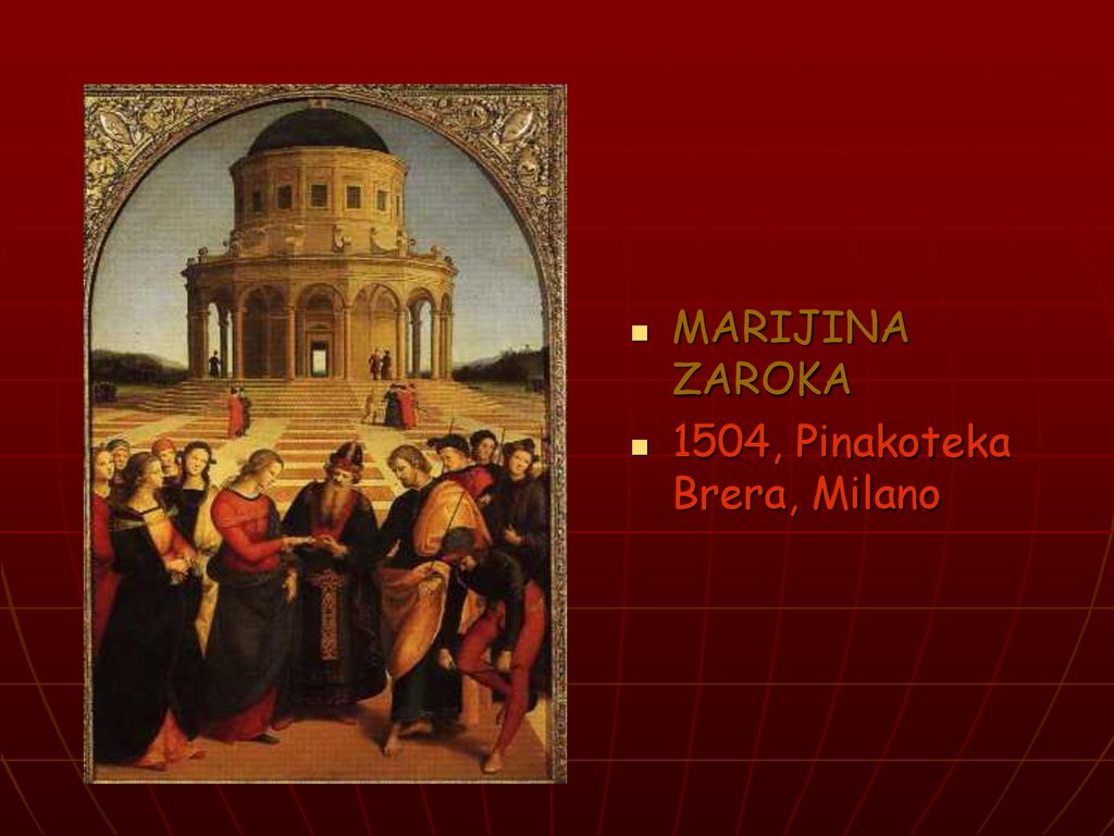 MARIJINA ZAROKA 1504, Pinakoteka Brera, Milano