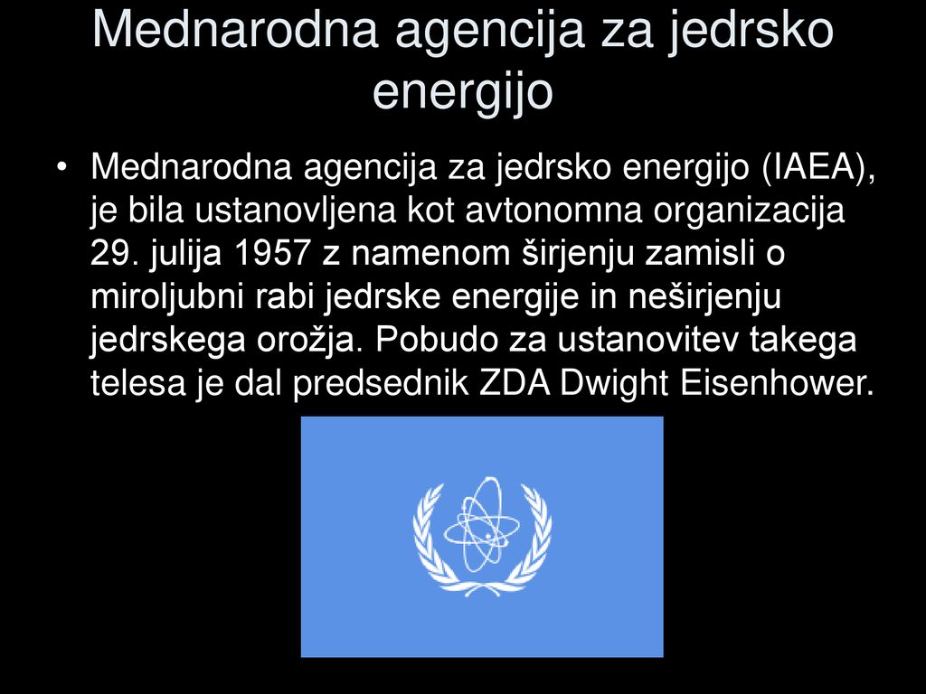 Mednarodna agencija za jedrsko energijo