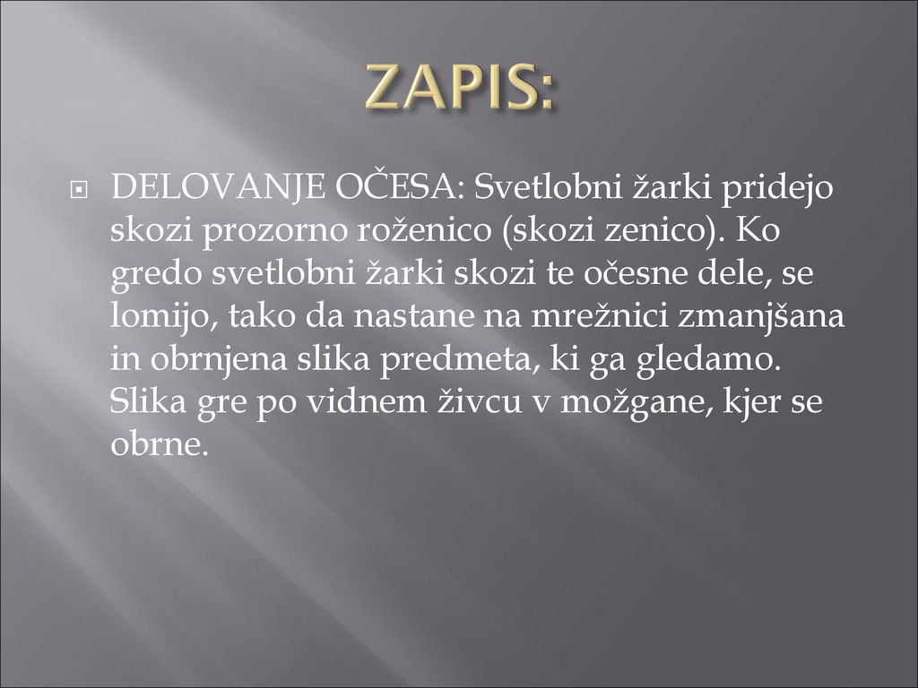ZAPIS: