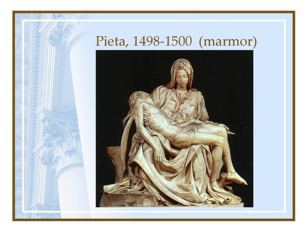 Pieta, (marmor)