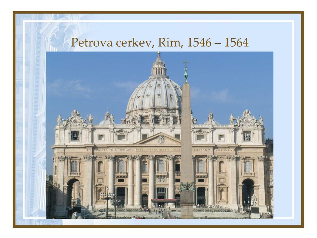 Petrova cerkev, Rim, 1546 – 1564