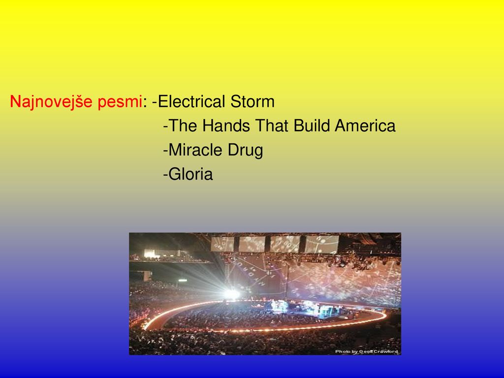 Najnovejše pesmi: -Electrical Storm