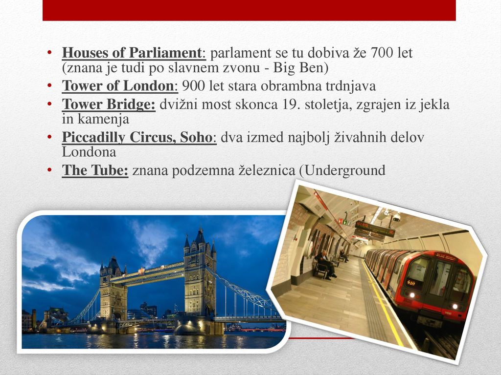 Houses of Parliament: parlament se tu dobiva že 700 let (znana je tudi po slavnem zvonu - Big Ben)