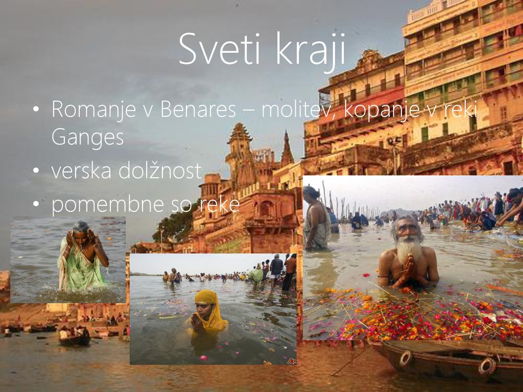 Sveti kraji Romanje v Benares – molitev, kopanje v reki Ganges