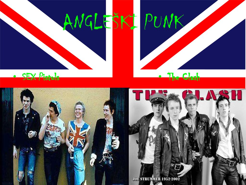 ANGLEŠKI PUNK SEX Pistols The Clash