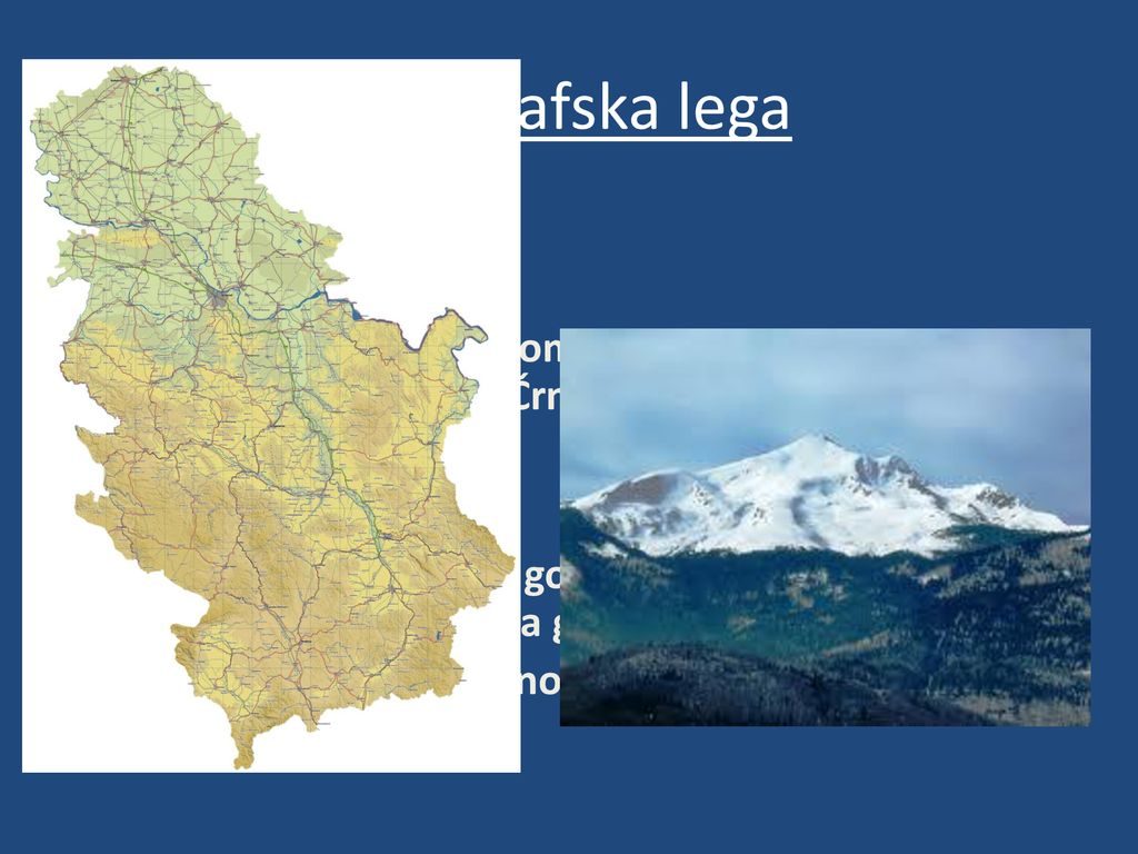 Geografska lega Jugovzhodna Evropa Balkanski polotok