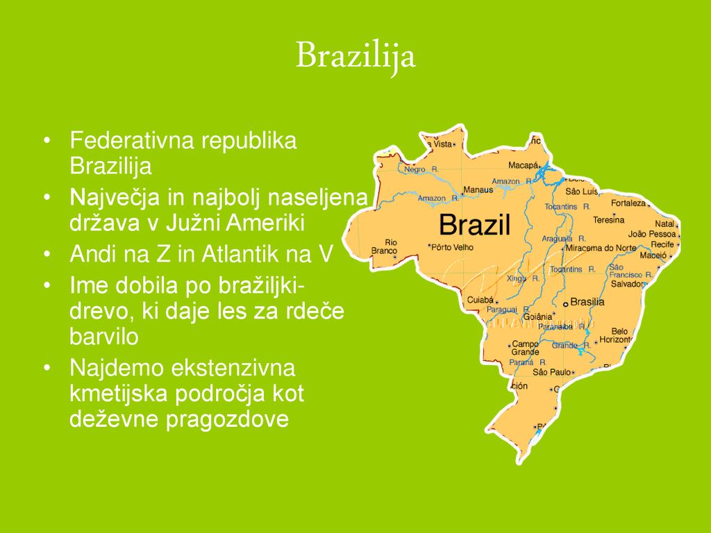Brazilija Federativna republika Brazilija