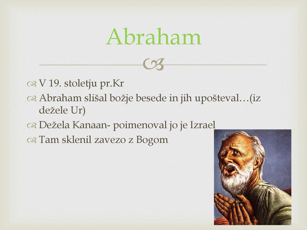 Abraham V 19. stoletju pr.Kr