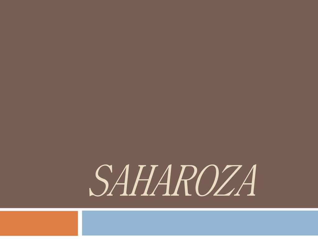 SAHAROZA