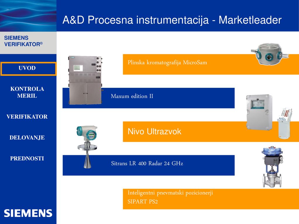 A&D Procesna instrumentacija - Marketleader