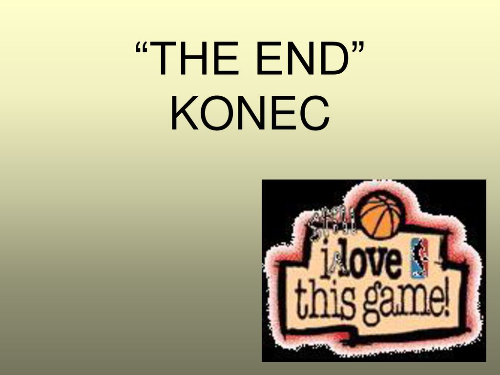 THE END KONEC