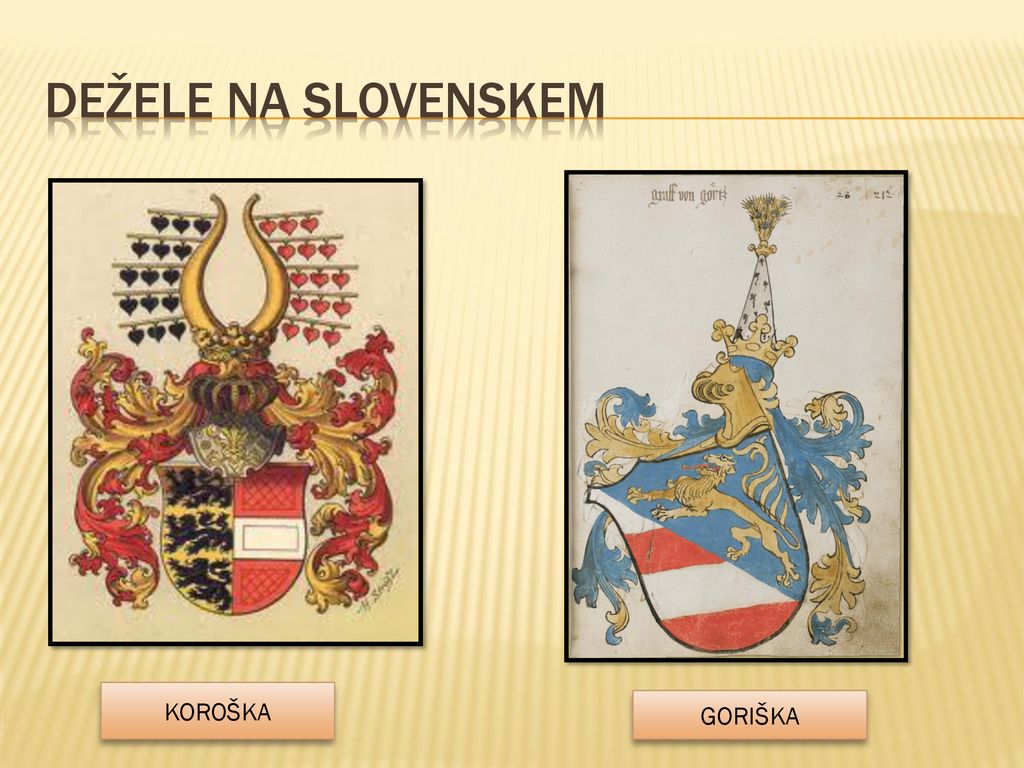 Dežele na slovenskem KOROŠKA GORIŠKA