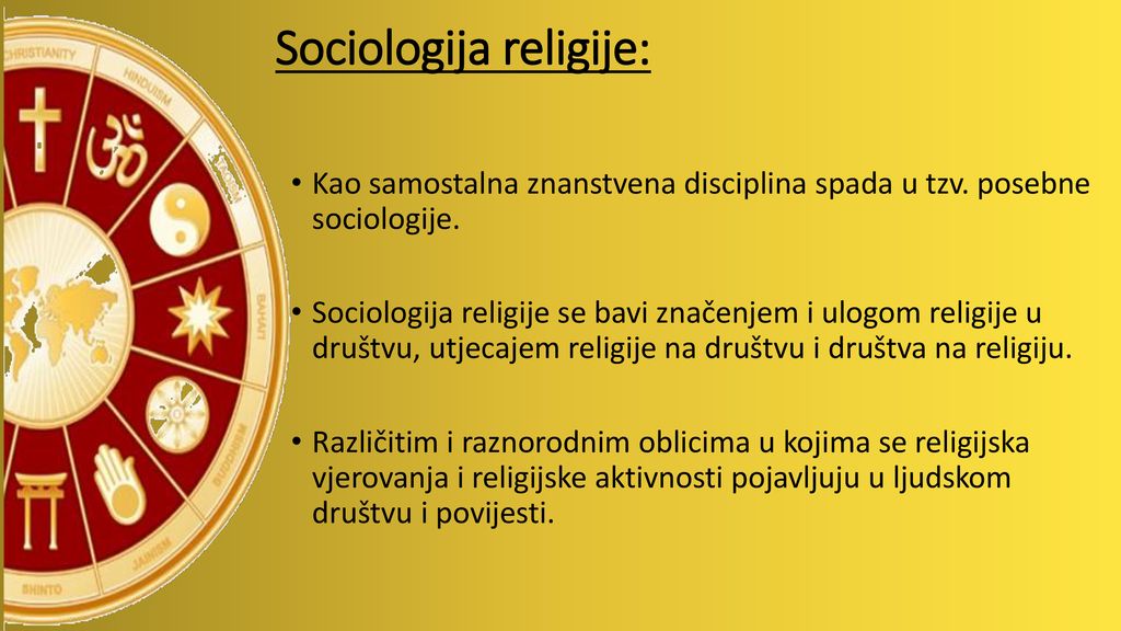 Sociologija religije: