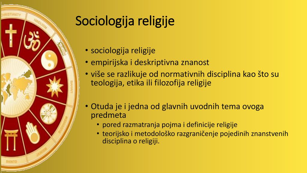 Sociologija religije sociologija religije