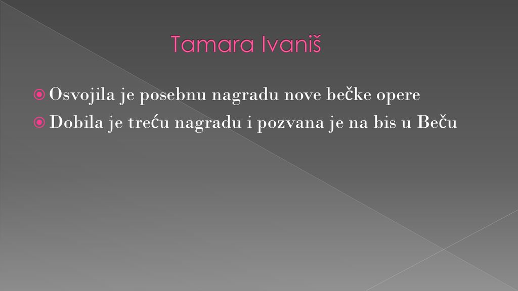 Tamara Ivaniš Osvojila je posebnu nagradu nove bečke opere