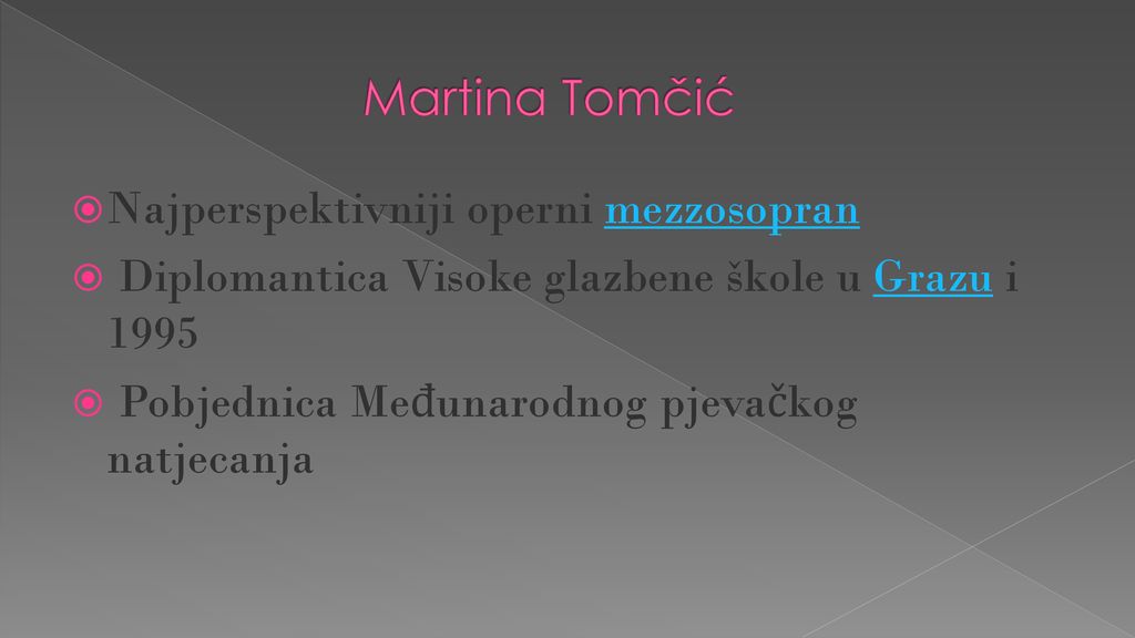 Martina Tomčić Najperspektivniji operni mezzosopran