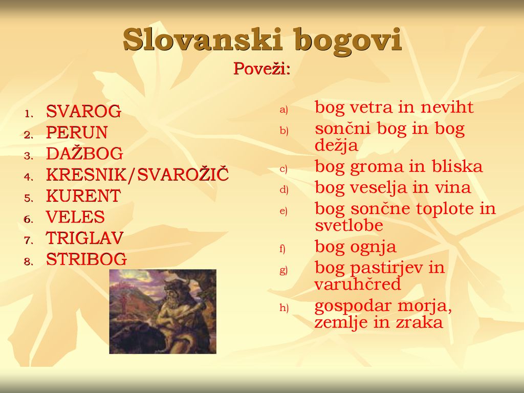 Slovanski bogovi Poveži: