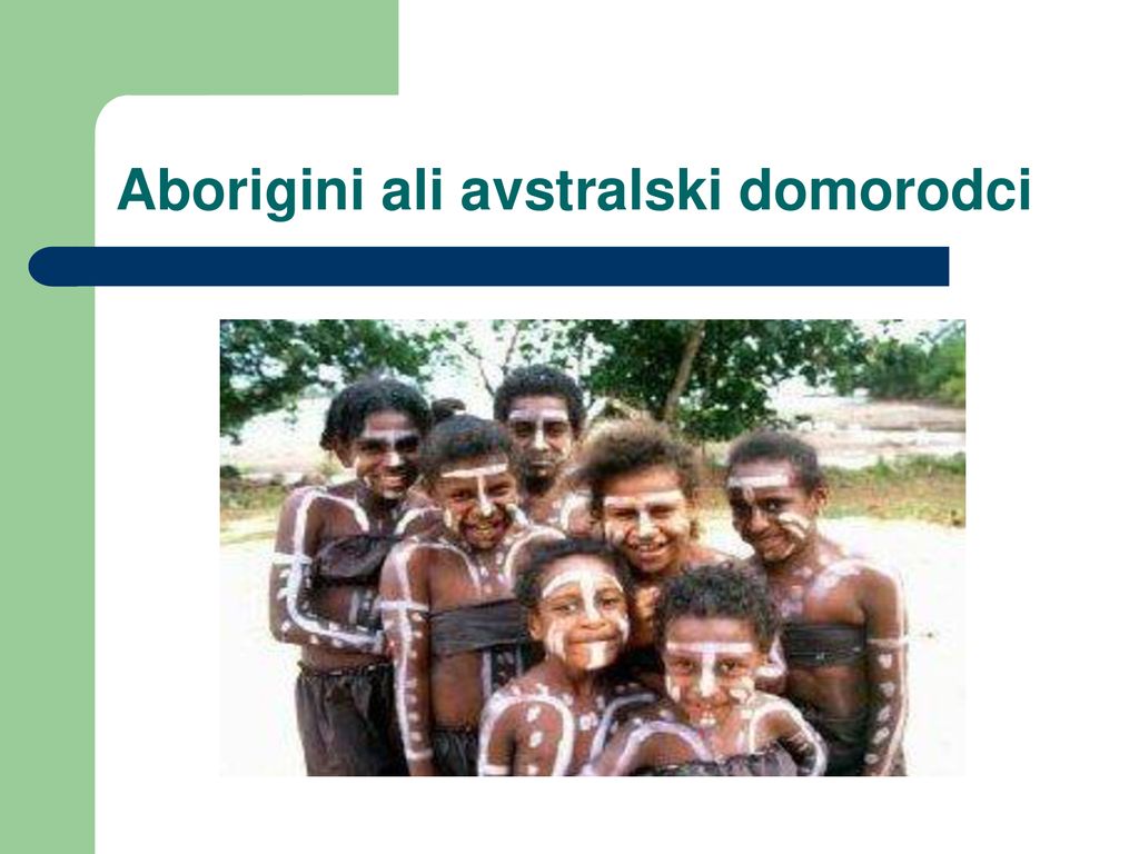 Aborigini ali avstralski domorodci